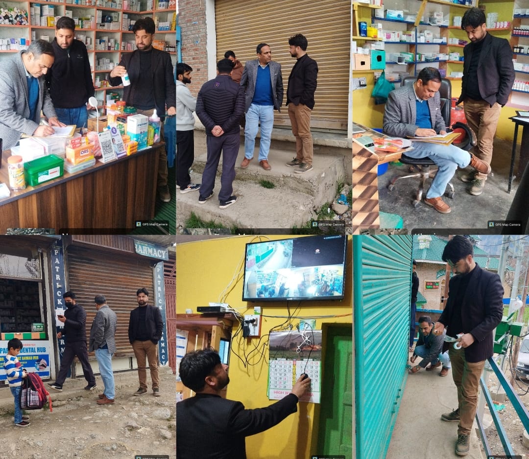 11 Licenses suspended as Drug Control Authority Kulgam tightens noose on violators